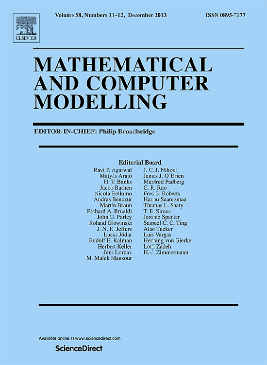 Go to journal home page - Mathematical and Computer Modelling